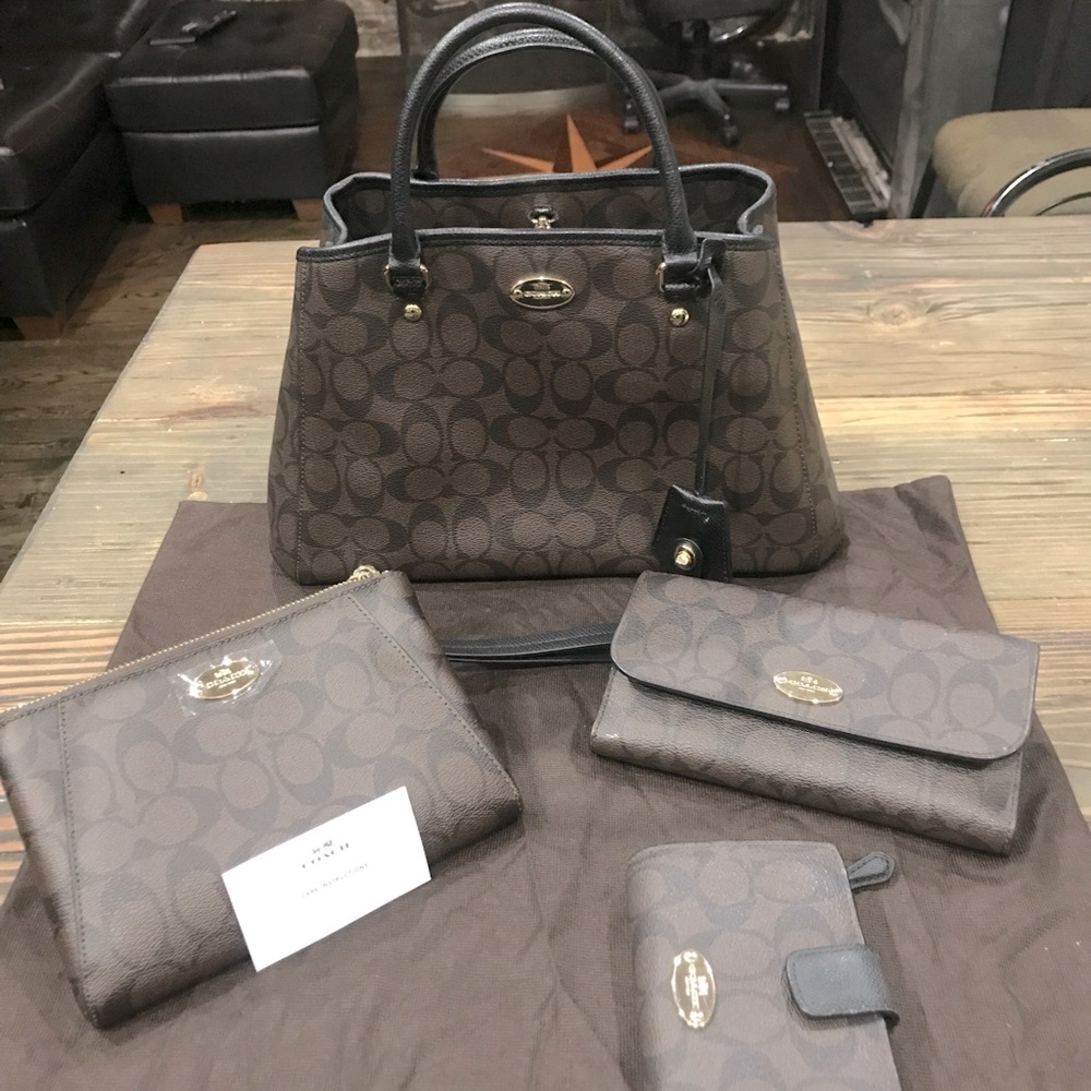 Coach satchel set of 4